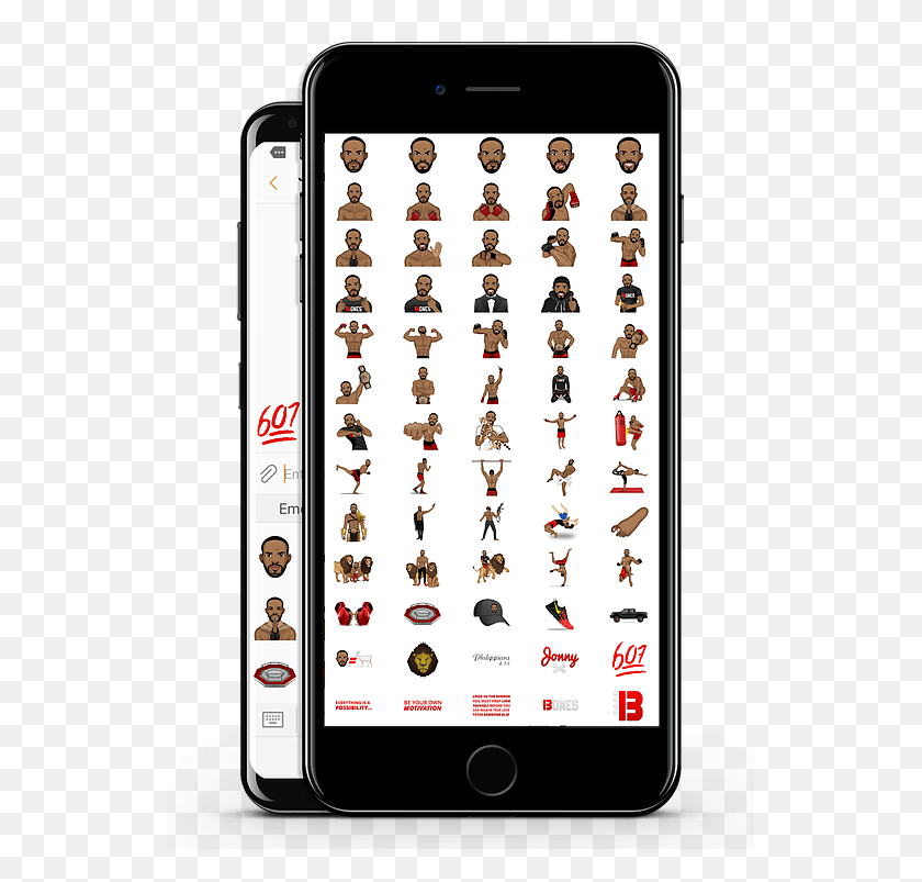 535x743 Appmoji Launches Jon Jones Bonesmoji Emojis App For Jon Jones Emojis, Mobile Phone, Phone, Electronics HD PNG Download