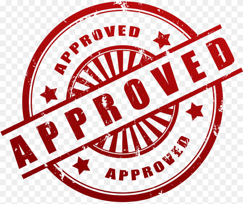 1297x1089 Approved Clipart Financing Approved, Logo, Dynamite, Weapon, Architecture Sticker PNG