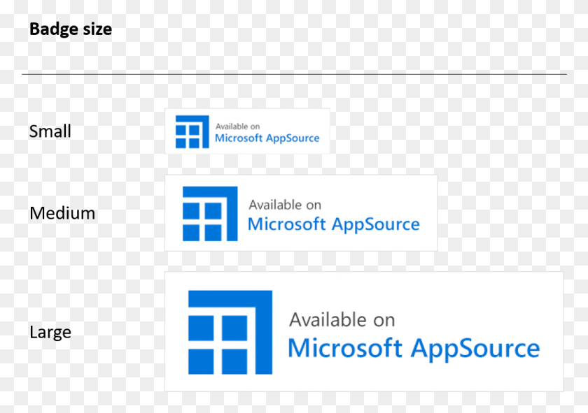 1059x721 Appsource Badge Sizes Available On Microsoft Appsource, Text, Paper, Business Card HD PNG Download