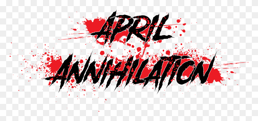 3266x1411 April Annhilation April Annihilation, Text, Graphics HD PNG Download