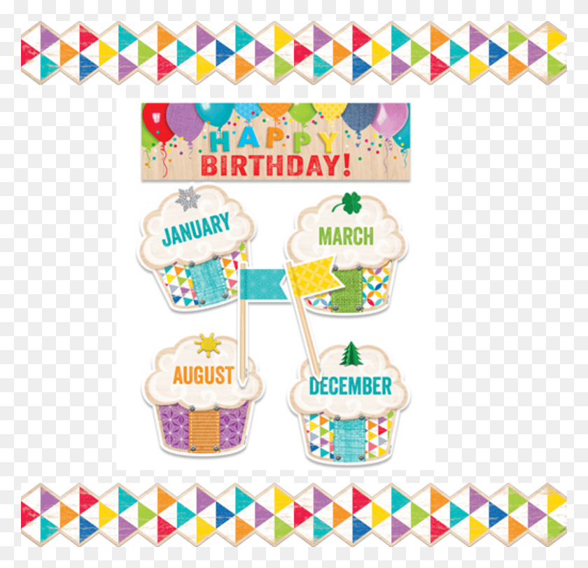 802x773 April Birthday Cupcake, Text, Label, Alphabet HD PNG Download