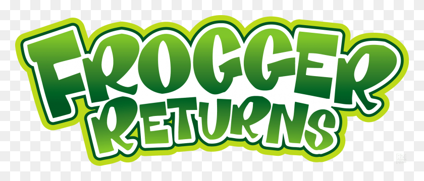 2030x779 April Frogger Returns, Word, Green, Text HD PNG Download