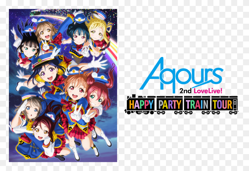 784x520 Descargar Png / Aqours Happy Party Train Tour, Manga, Comics, Libro Hd Png