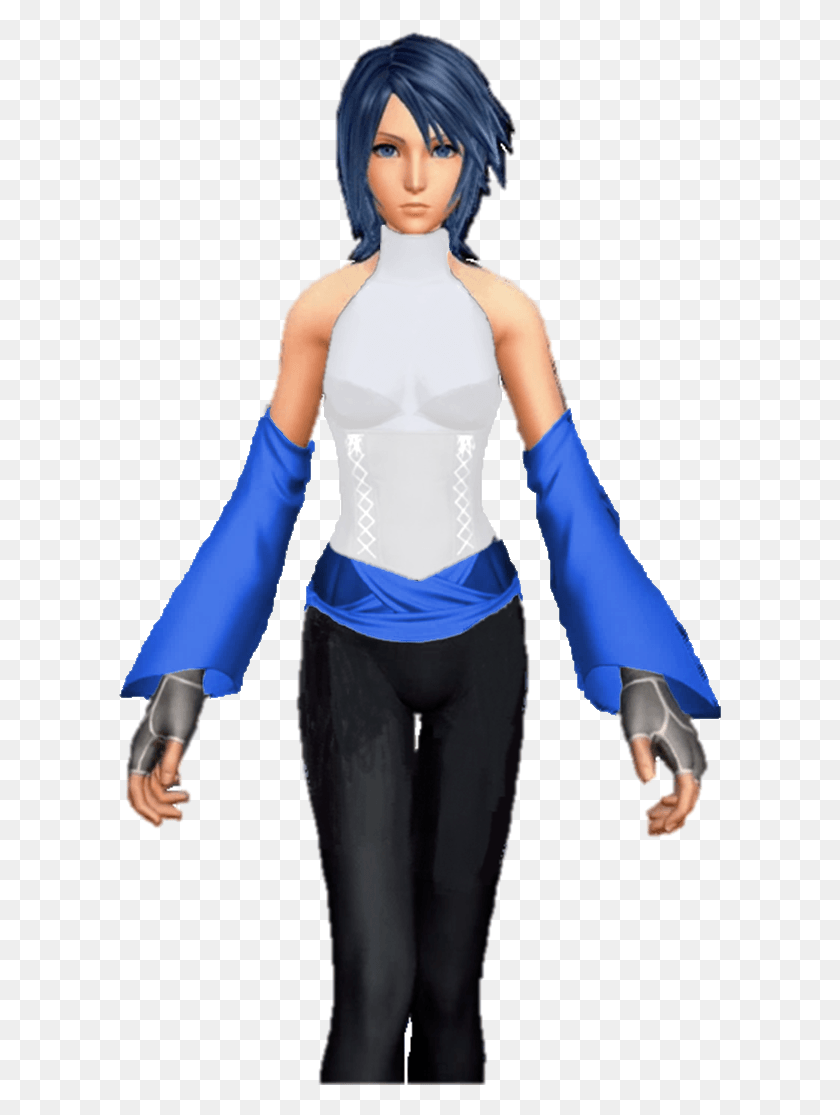 603x1055 Aqua Images Aqua Kh Aqua Kingdom Hearts Outfit, Costume, Person, Human HD PNG Download