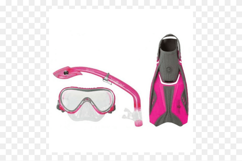 501x501 Aqua Lung Coral 1 Mask Fin Snorkel Set Diving Mask, Goggles, Accessories, Accessory HD PNG Download