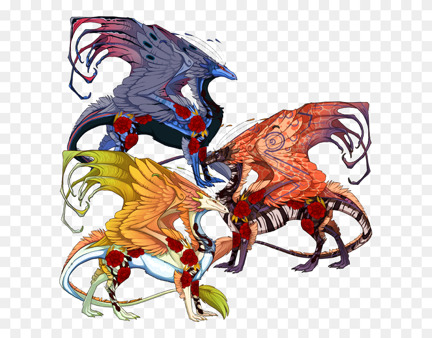 611x598 Aqua Skydancer Flight Rising, Dragón, Caballo, Mamífero Hd Png