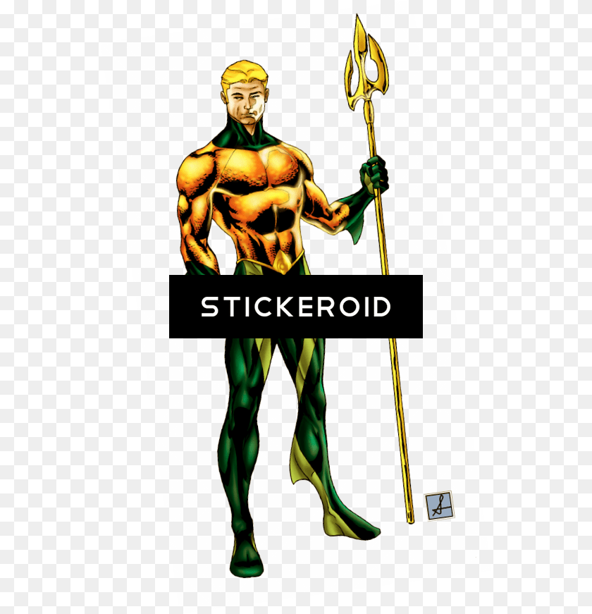 Aquaman Cartoon, Adult, Person, Man, Male Sticker PNG