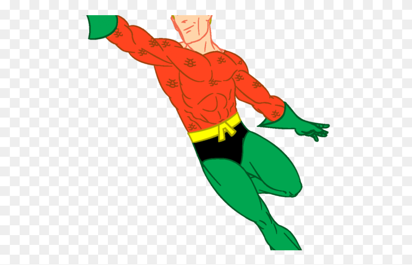 507x481 Aquaman Clipart Tradicional De Dibujos Animados, Persona, Humano, Mano Hd Png