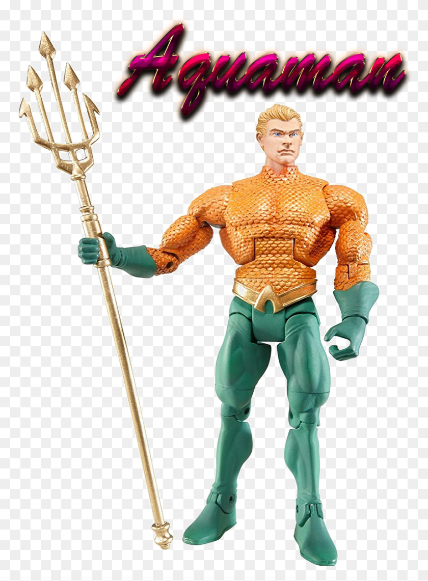 857x1188 Descargar Png Aquaman Figura De Acción Aquaman Nuevo, Arma, Arma, Persona Hd Png