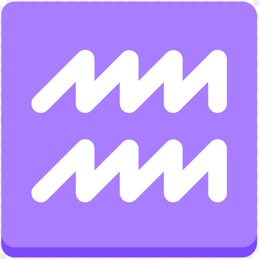 Aquarius Emoji Clipart, Text PNG