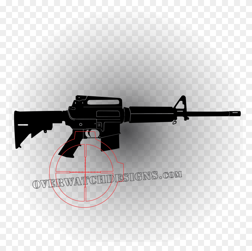2401x2393 Ar Old School Fn M4a1 Vs Colt, Weapon, Weaponry, Gun HD PNG Download