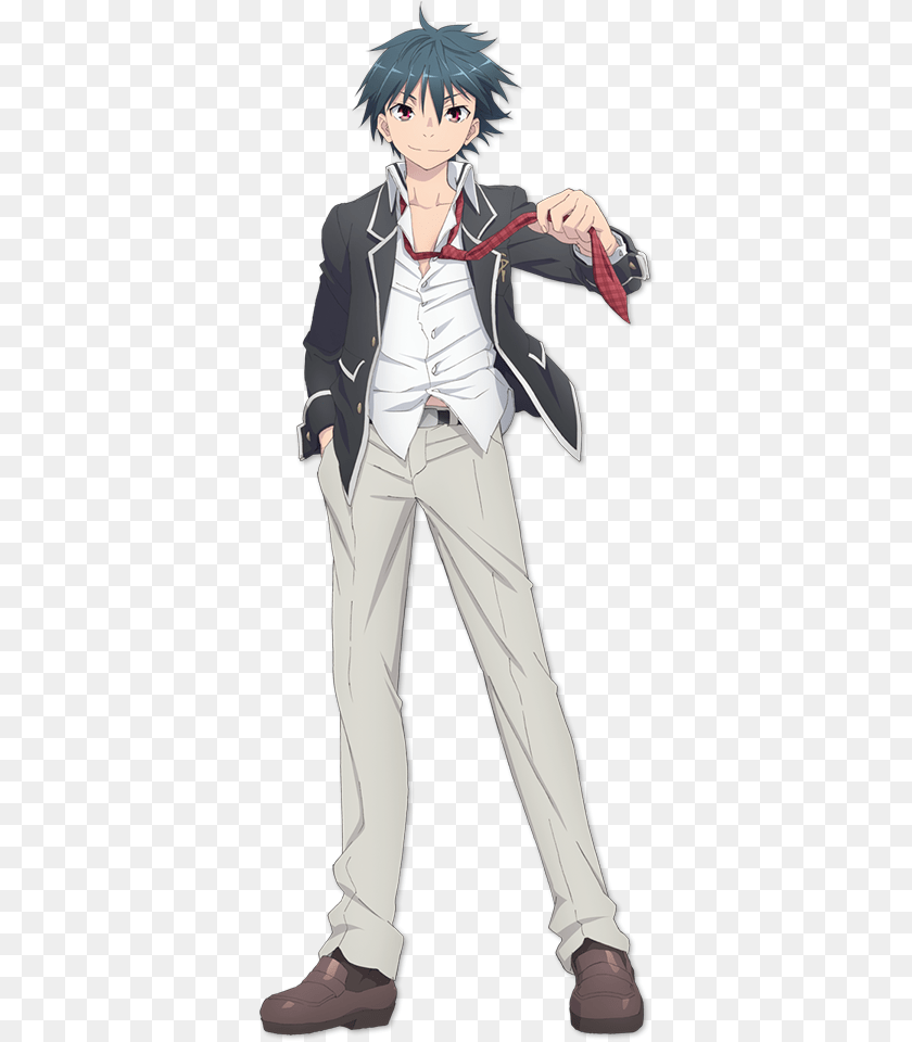369x960 Arata Kasuga From Trinity Seven Trinity Seven Characters, Adult, Person, Man, Male PNG