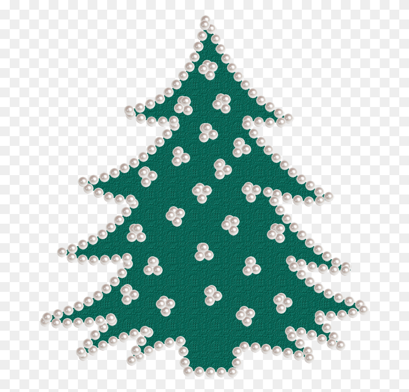 677x746 Arboles Navide Ntildeos Con Perlas Vintage Christmas Tree Purple, Дерево, Растение, Орнамент Hd Png Скачать