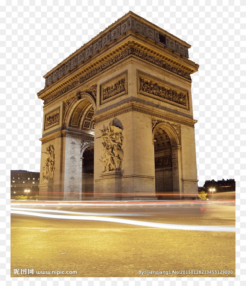 769x918 Arc De Triomphe, Architecture, Building, Arch HD PNG Download