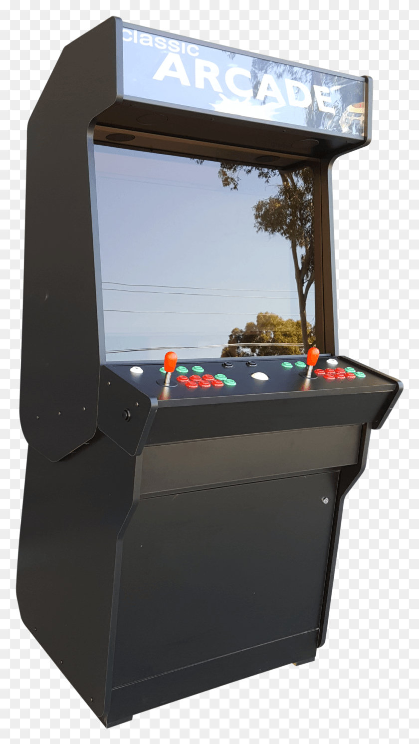 1035x1899 Arcade Drawing Build In Cabinet Arcade Machine Cabinet, Arcade Game Machine HD PNG Download
