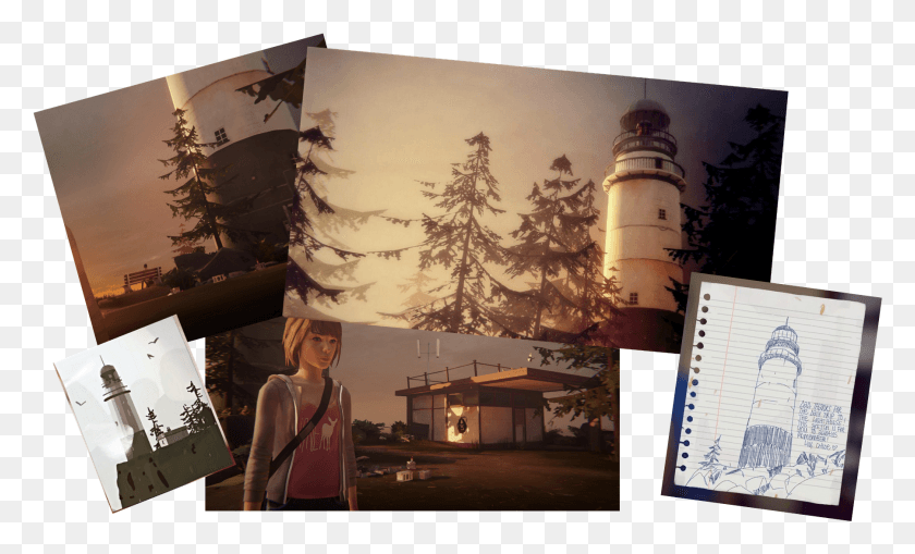 1802x1038 Arcadia Bay Life Is Strange Lighthouse Arcadia Bay Life Is Strange Lighthouse, Person, Human, Tower HD PNG Download