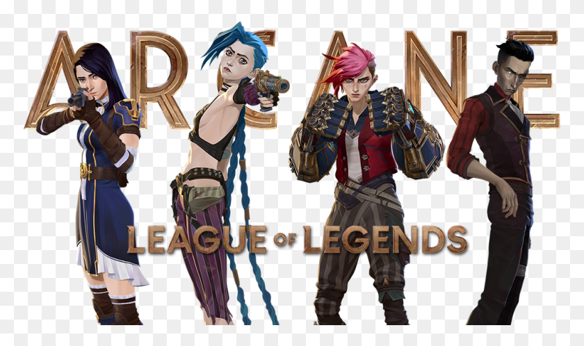 1000x562 Arcane League Of Legends, Game, Netflix, Animation HD PNG Download