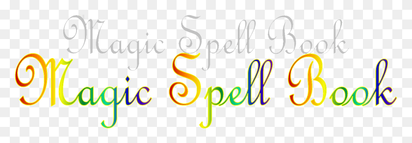 1416x424 Arcane Magic Spell Book, Text, Alphabet, Handwriting HD PNG Download