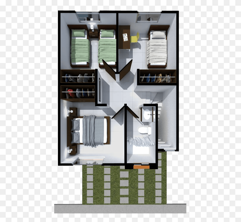 461x715 Arcangel House, Floor Plan, Diagram, Furniture HD PNG Download