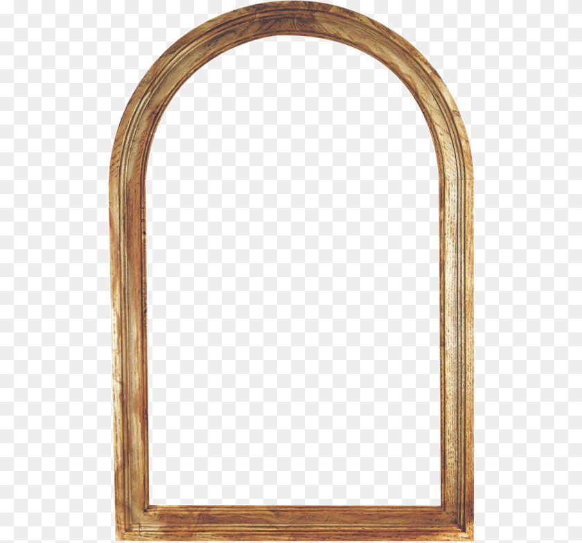 530x784 Arch Wood Frame Arch Mirror, Architecture Transparent PNG