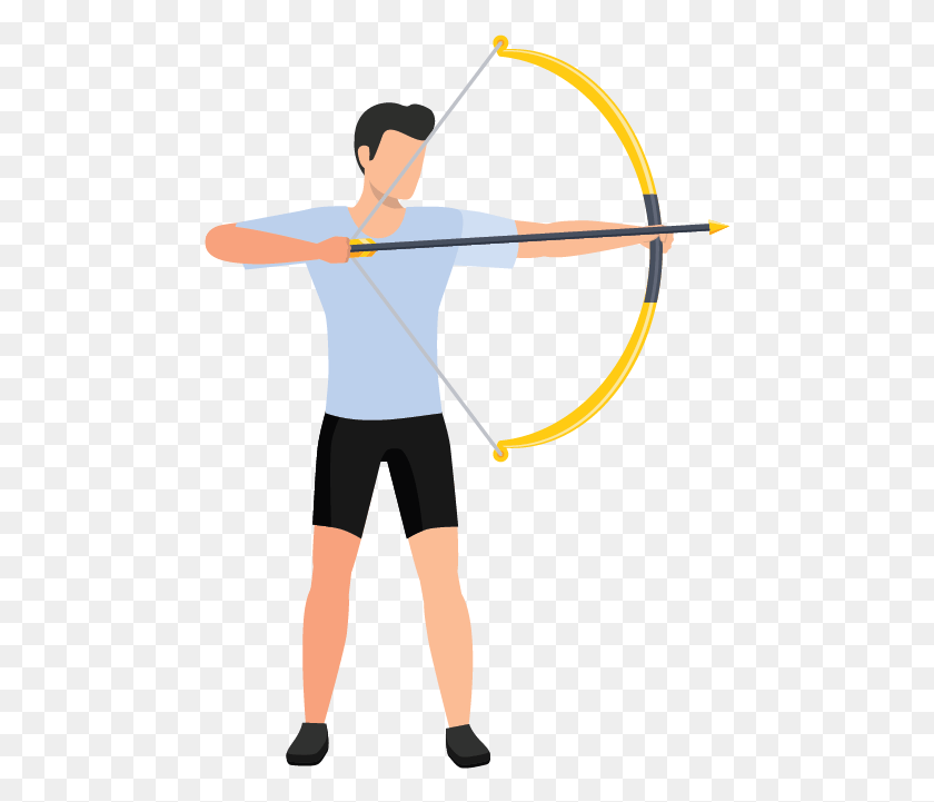 473x661 Archer Arrow, Bow, Person, Human HD PNG Download