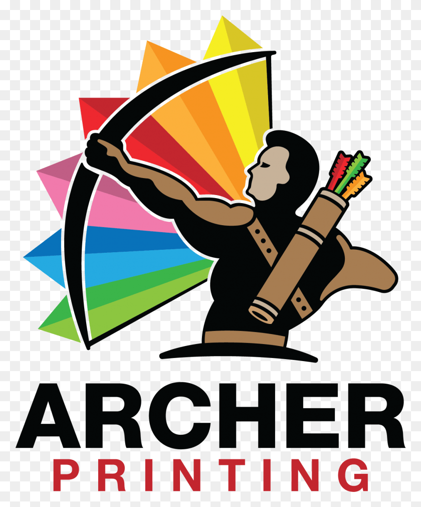 1401x1709 Archer Printing Walls Work, Досуг, Плакат, Реклама Hd Png Скачать