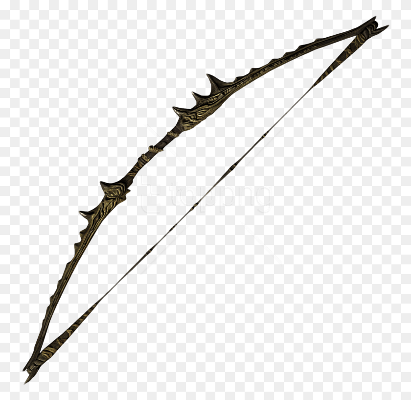 754x757 Archery Recure Bow Bow For Archery, Arrow, Symbol HD PNG Download