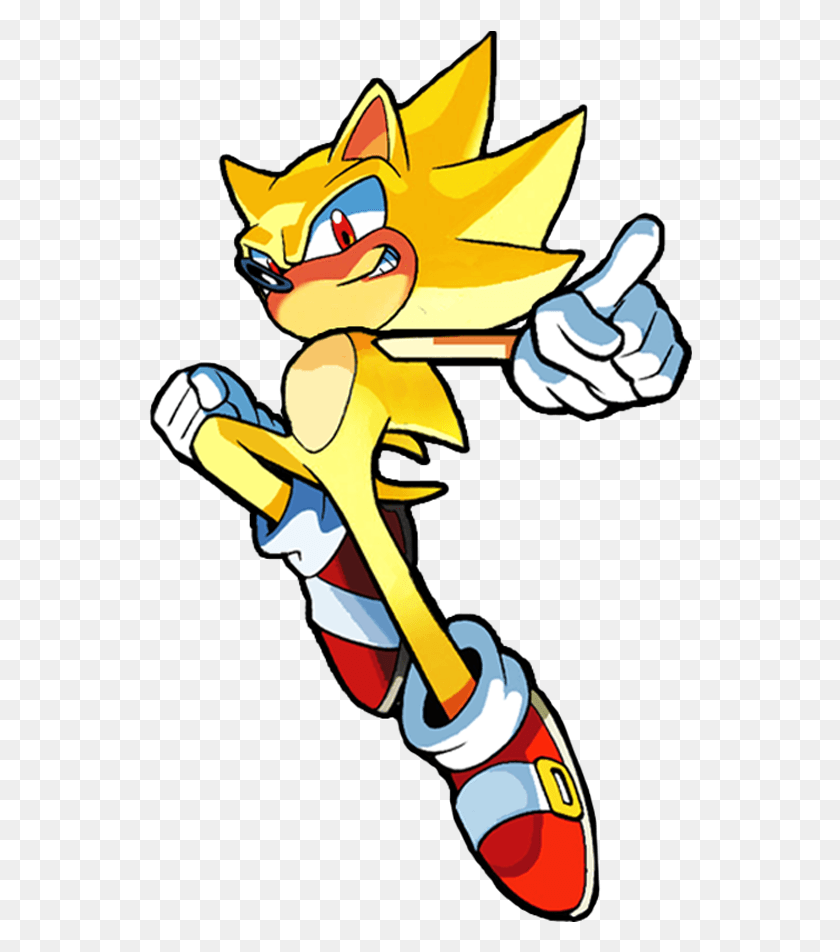 544x892 Archie Super Sonic Complete, Hand, Fist HD PNG Download