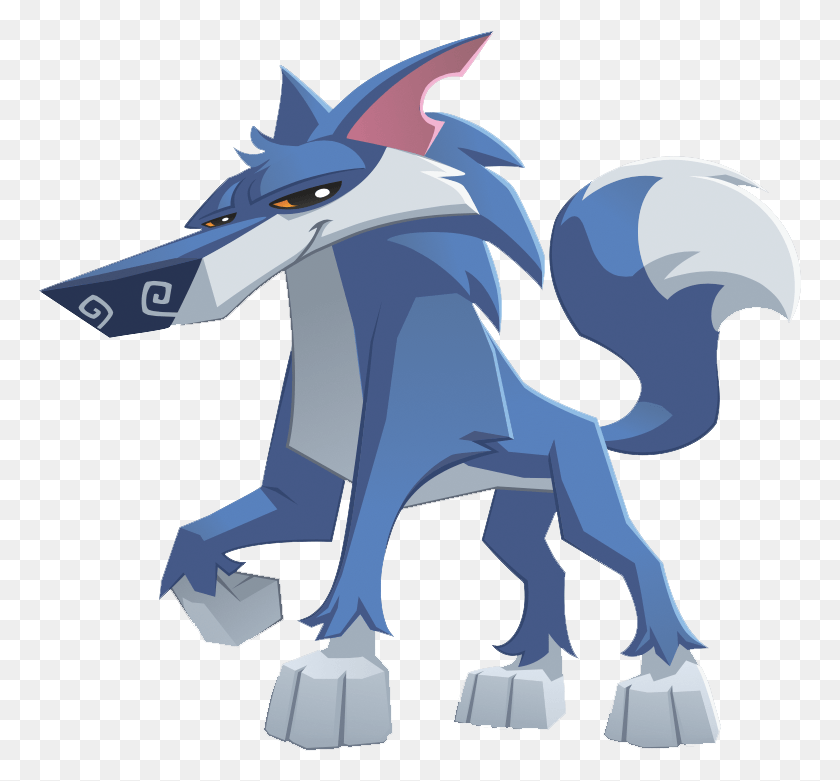 763x721 Archives Sassywolfpng Animal Jam Wolf Transparent, Dragon, Horse, Mammal HD PNG Download