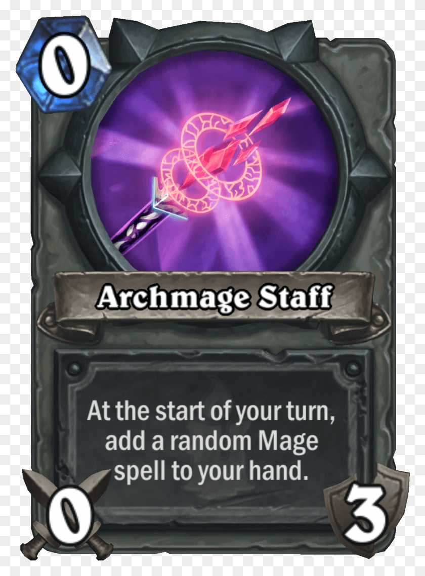 1068x1478 Archmagestaff Hearthstone Kobolds And Catacombs Weapons, Wristwatch, World Of Warcraft, Overwatch HD PNG Download