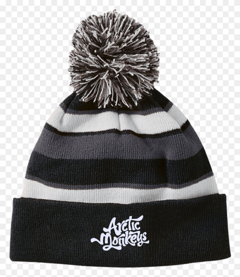 872x1013 Arctic Monkeys 223835 Holloway Striped Beanie With Beanie, Clothing, Apparel, Cap HD PNG Download