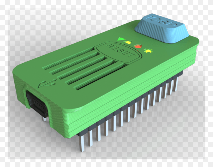 833x640 Arduino Nano Case Arduino Nano 3d Printed Case, Electronic Chip, Hardware, Electronics HD PNG Download