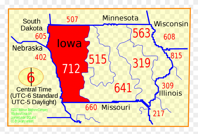 1189x778 Area Code Iowa Area Codes, Plot, Map, Diagram HD PNG Download