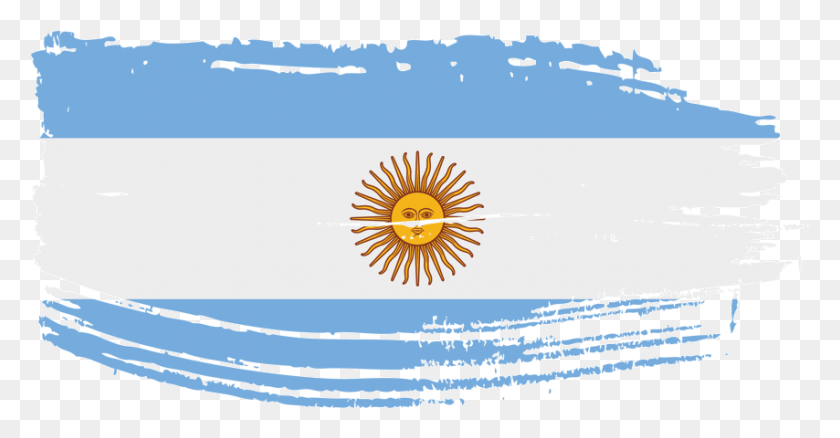 854x414 Png Флаг Аргентины