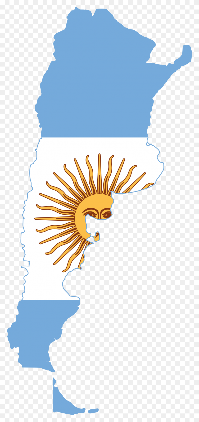 2000x4402 Argentina Flag Vector Country Flags Argentina Map And Flag, Graphics, Person HD PNG Download