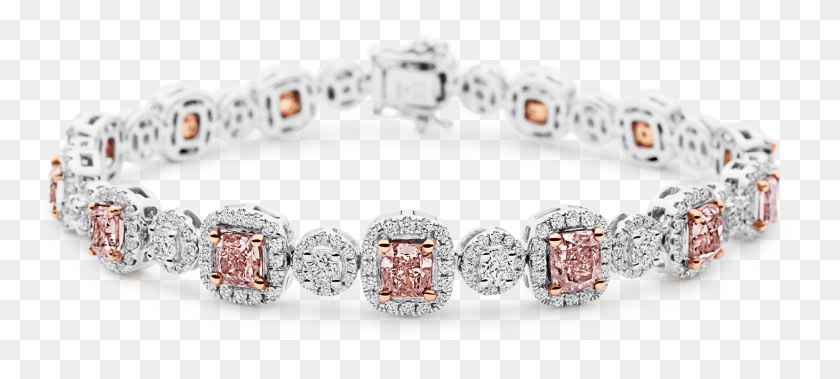 1658x679 Argyle Pink And White Diamond Bracelet Bracelet, Jewelry, Accessories, Accessory Descargar Hd Png