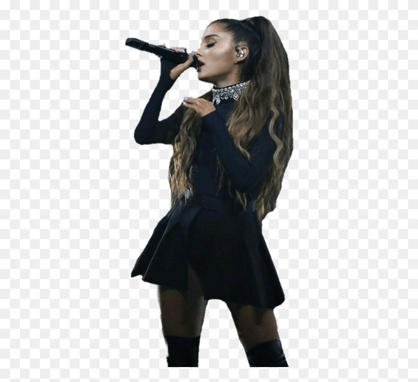 342x707 Ariana Grande And Image Singing, Dance Pose, Leisure Activities, Person HD PNG Download