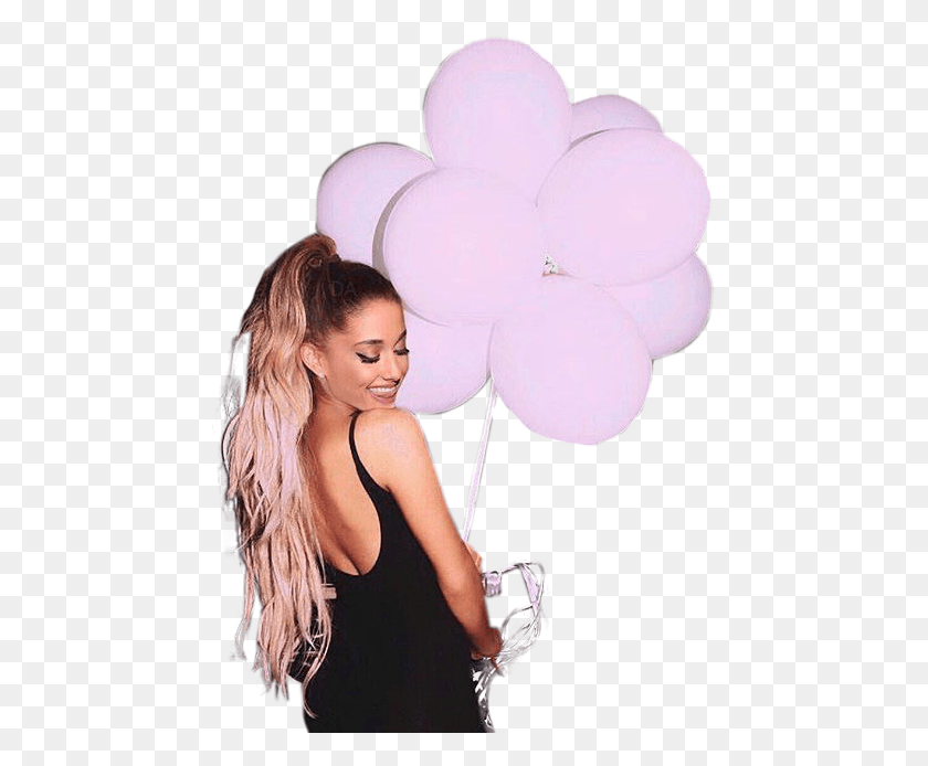 457x634 Ariana Grande Ariana Grande Balloons, Balloon, Ball, Person HD PNG Download