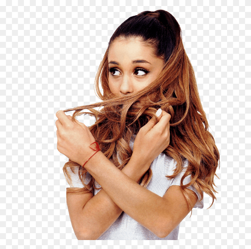 633x773 Ariana Grande Cat Valentine Everyday Celebrity You Ariana Grande, Face, Person, Human HD PNG Download