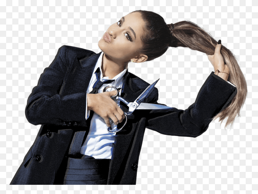 1024x751 Ariana Grande Hair Ariana Grande Dangerous Woman, Clothing, Suit, Overcoat HD PNG Download