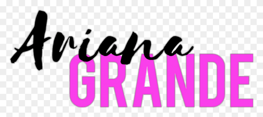 930x375 Arianagrande Ariana Ariana Grande Text Name Arianaedit Calligraphy, Label, Alphabet, Word HD PNG Download
