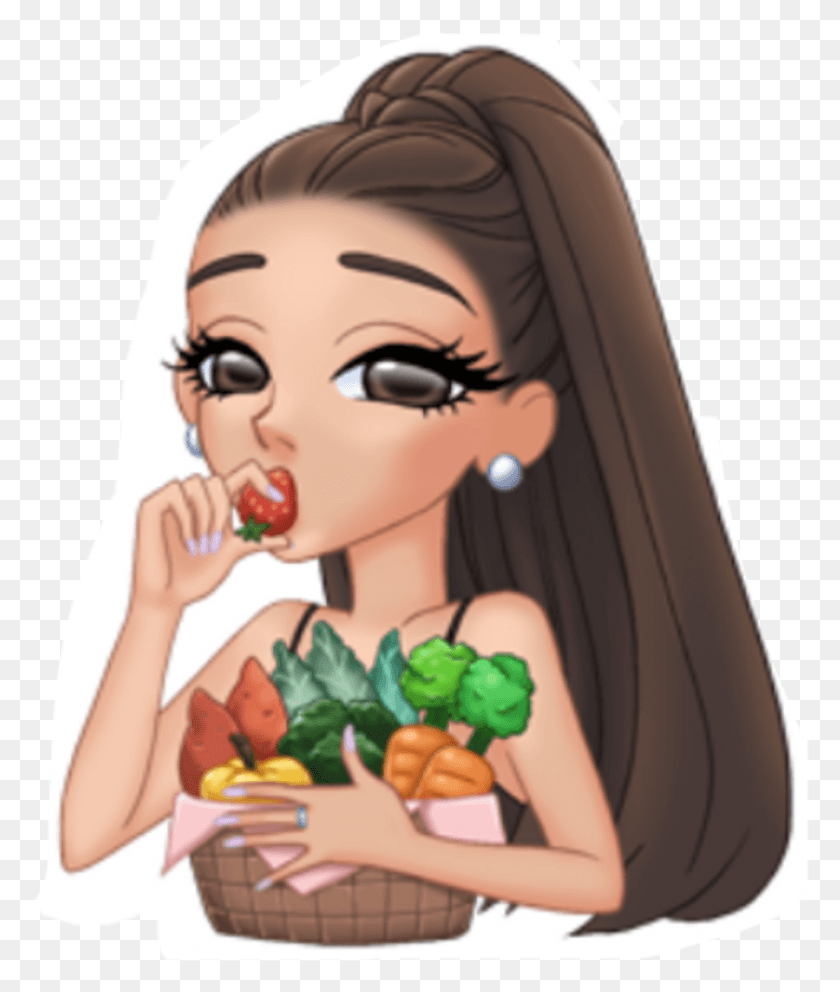 1024x1224 Arianagrande Ariana Arimoji Emoji Music France Cartoon Рисунок Арианы Гранде, Человек, Человек, Лицо Hd Png Скачать