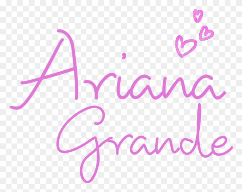 806x630 Arianagrande Ariana Grande Text Arianagrandetext Calligraphy, Handwriting, Alphabet, White Board HD PNG Download