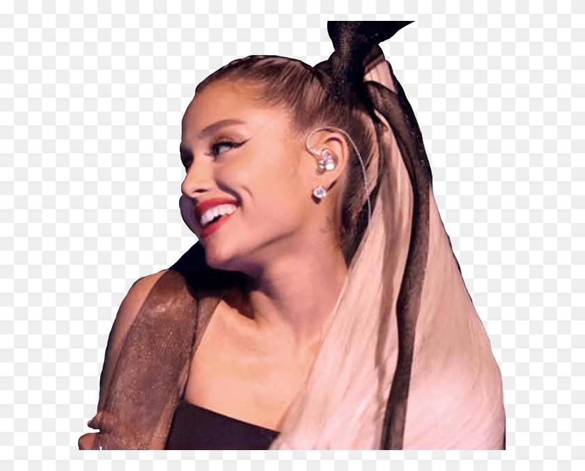615x616 Arianagrande Sticker Ariana Grande, Face, Person, Human HD PNG Download