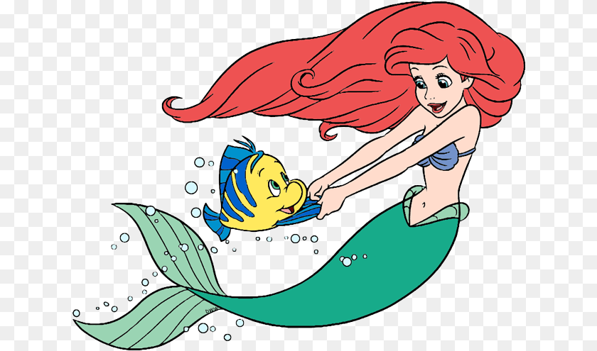 Ariel And Flounder Clip Art, Adult, Person, Woman, Female Sticker PNG