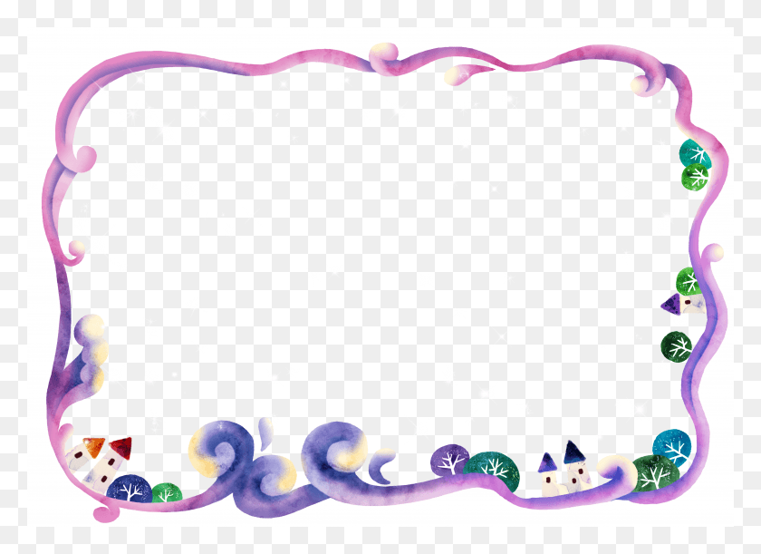 4961x3508 Aries Constellation Clip Art Style Fairy Border Clip Art HD PNG Download