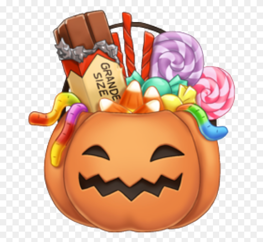662x713 Arimoji Halloween Pumpkin Candy Grande Halloweencandy Candy Pumpkin, Birthday Cake, Cake, Dessert HD PNG Download