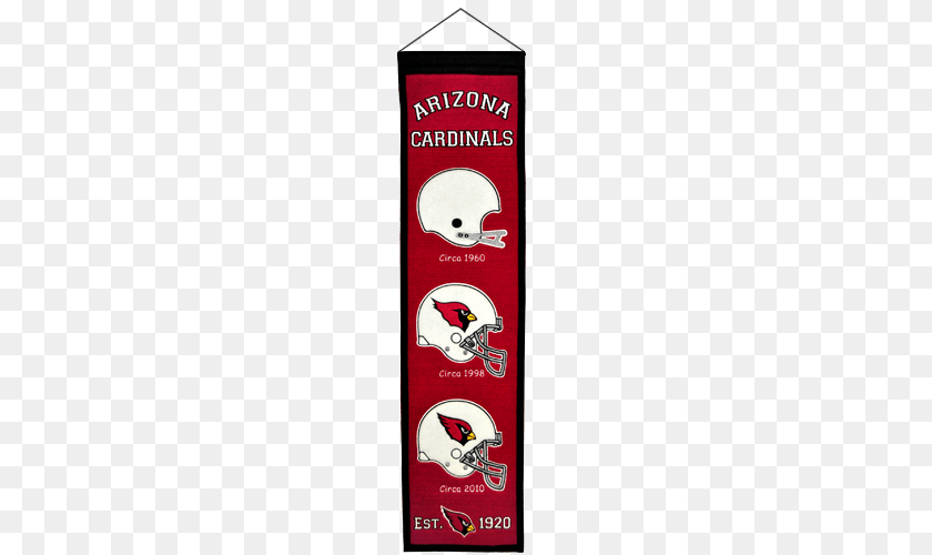 Arizona Cardinals Logo Evolution Heritage Banner, Bottle, Dynamite, Weapon Sticker PNG