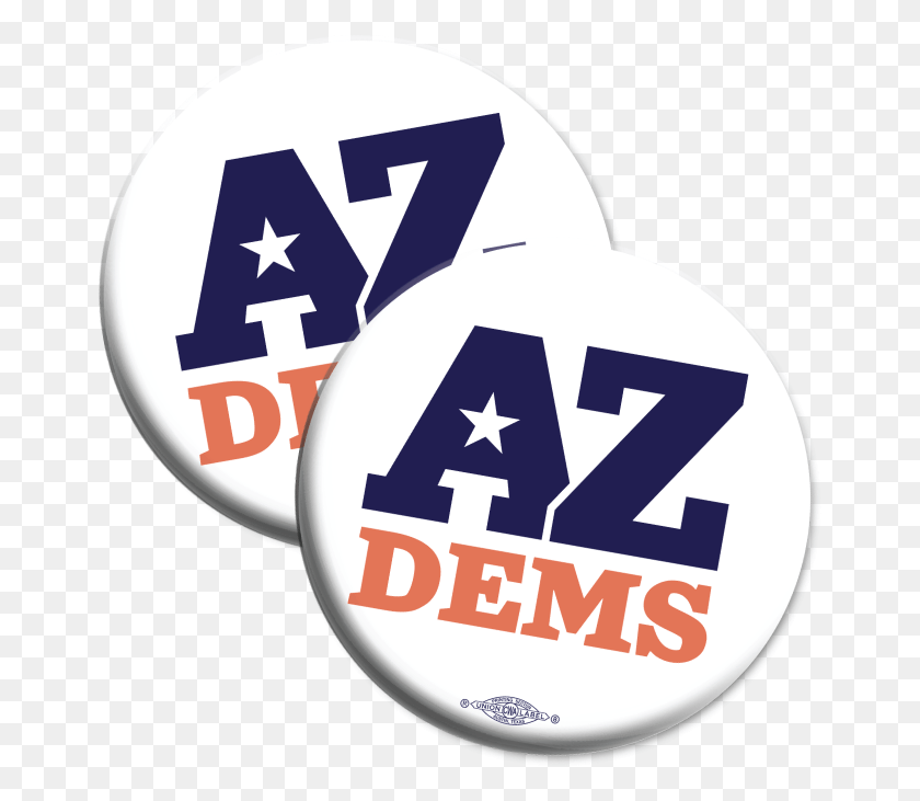 663x671 Arizona Democratic Party Official Logo Label, Symbol, Text, Trademark HD PNG Download