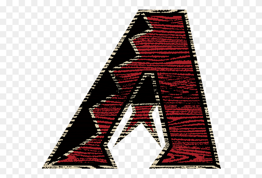 577x512 Arizona Diamondbacks 2016 Pres Cap Logo Distressed Triangle, Rug, Tree, Plant HD PNG Download